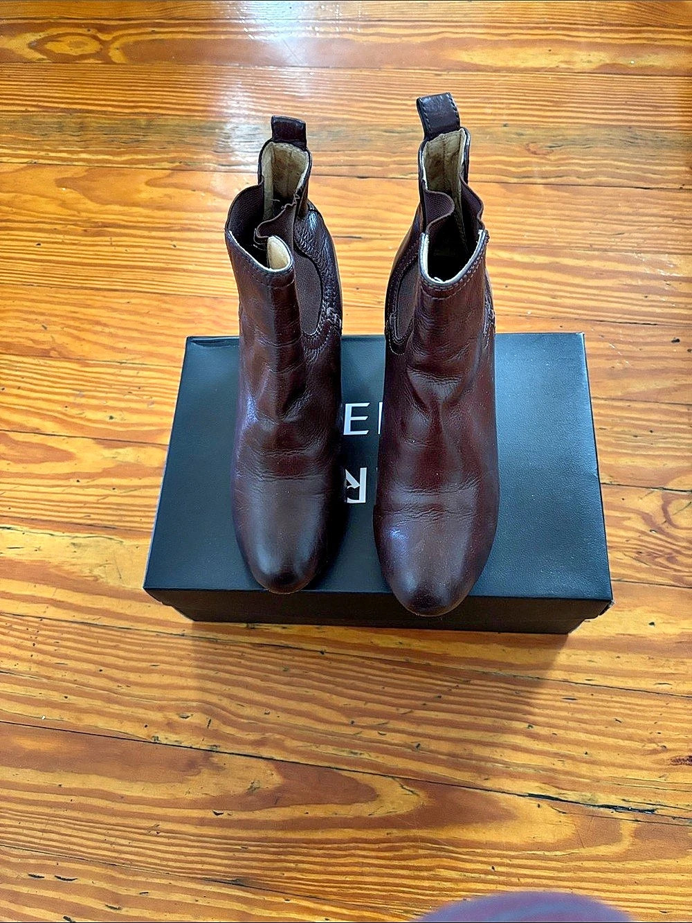 Steve Madden Revised Brown Heeled Ankle Boots